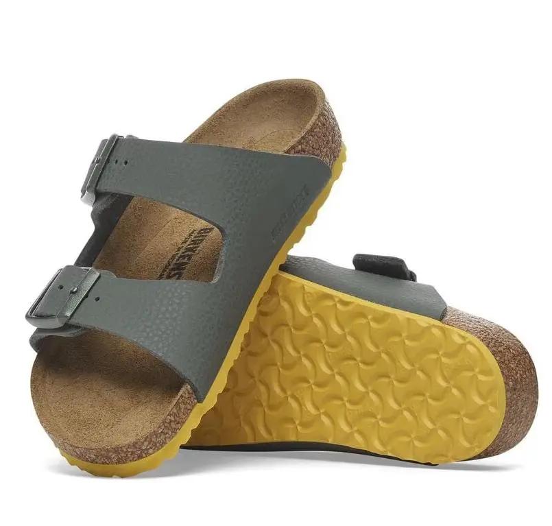 1029449 ARIZONA VERDE OLIVA/GIALLO SENAPE BIRKENSTOCK