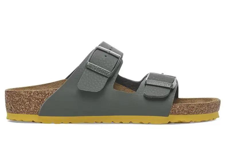 1029449 ARIZONA VERDE OLIVA/GIALLO SENAPE BIRKENSTOCK