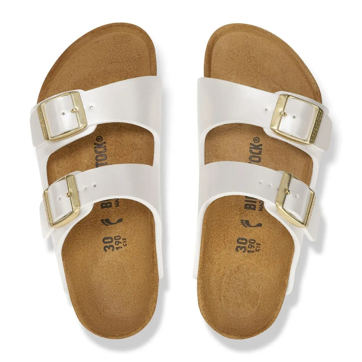 1029456 ARIZONA BIRKO FLOR BIANCO BIRKENSTOCK