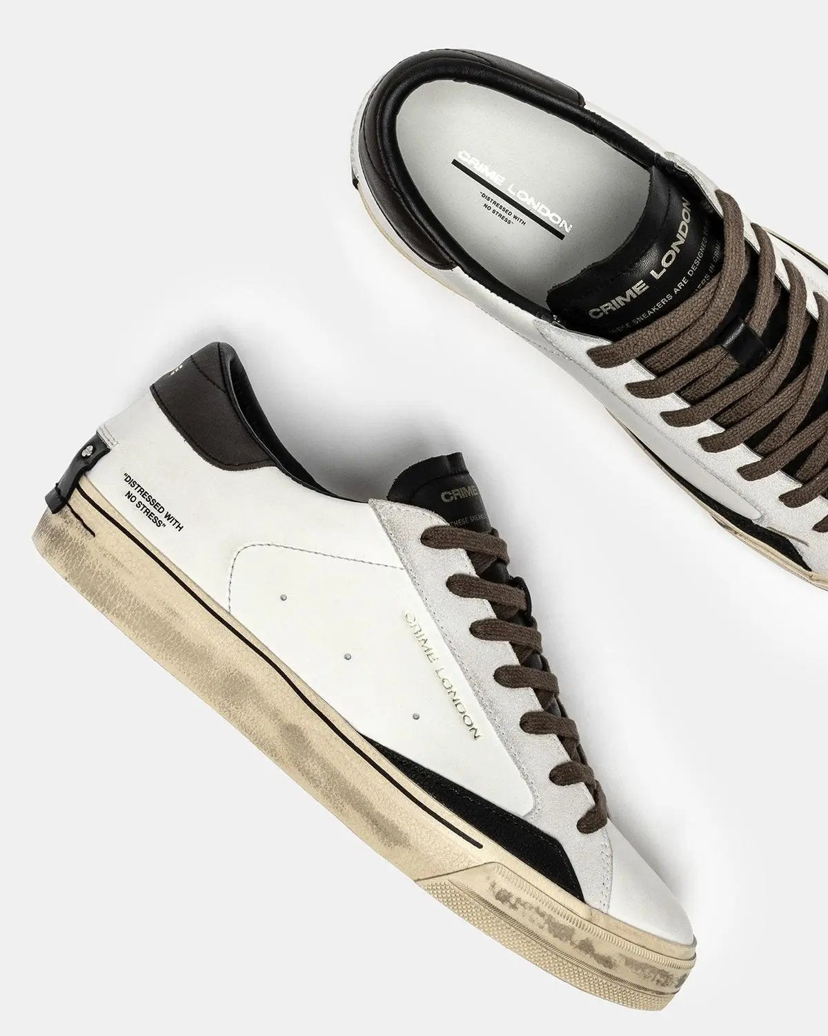 11075 DISTRESSED 2.0 BIANCO CRIME