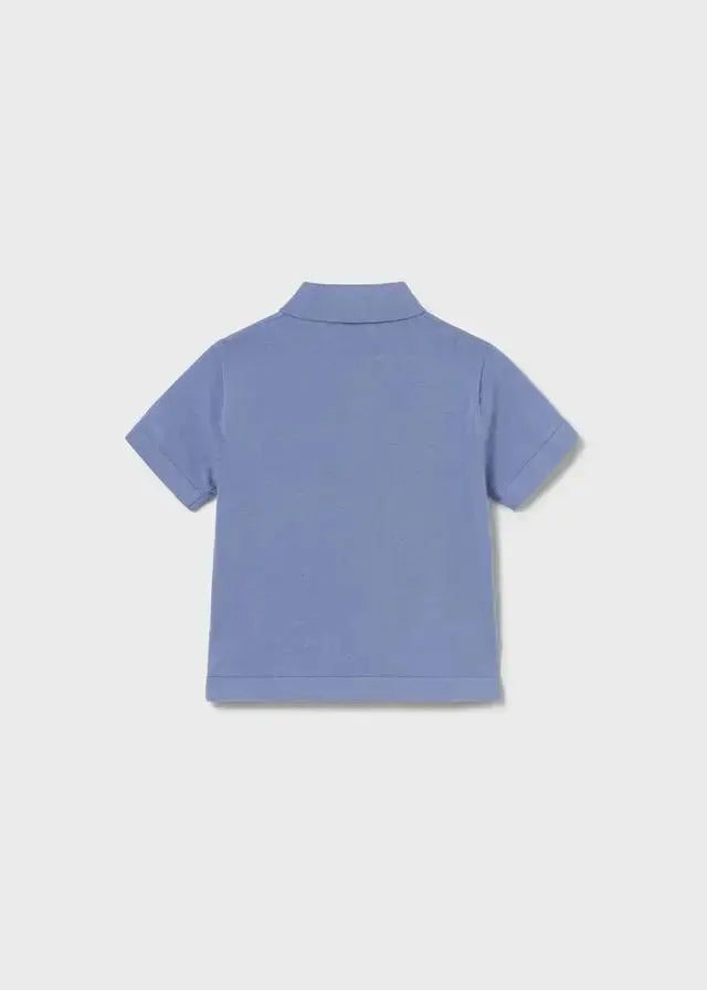 1109 POLO M/C TRICOT AZZURRO MAYORAL