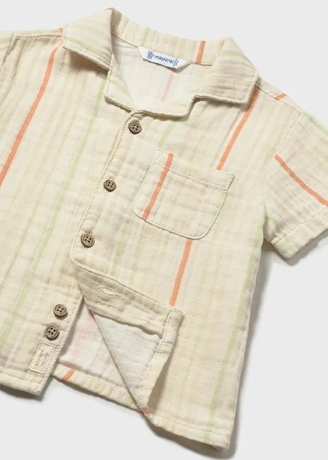 1113 CAMICIA M/C BAMBULA RIGATO MAYORAL
