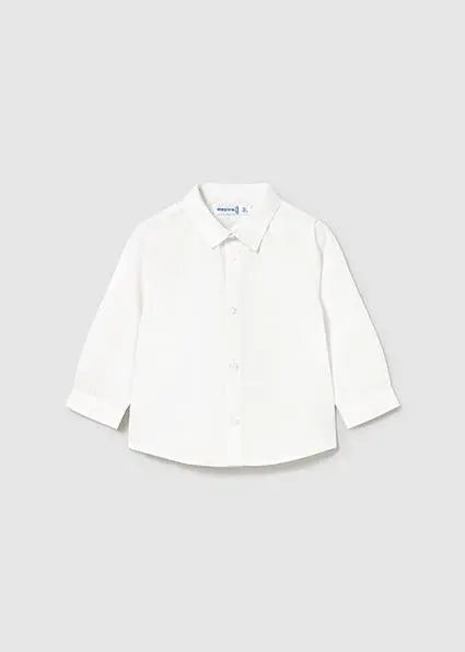 124 CAMICIA M/L BASIC BIANCO MAYORAL