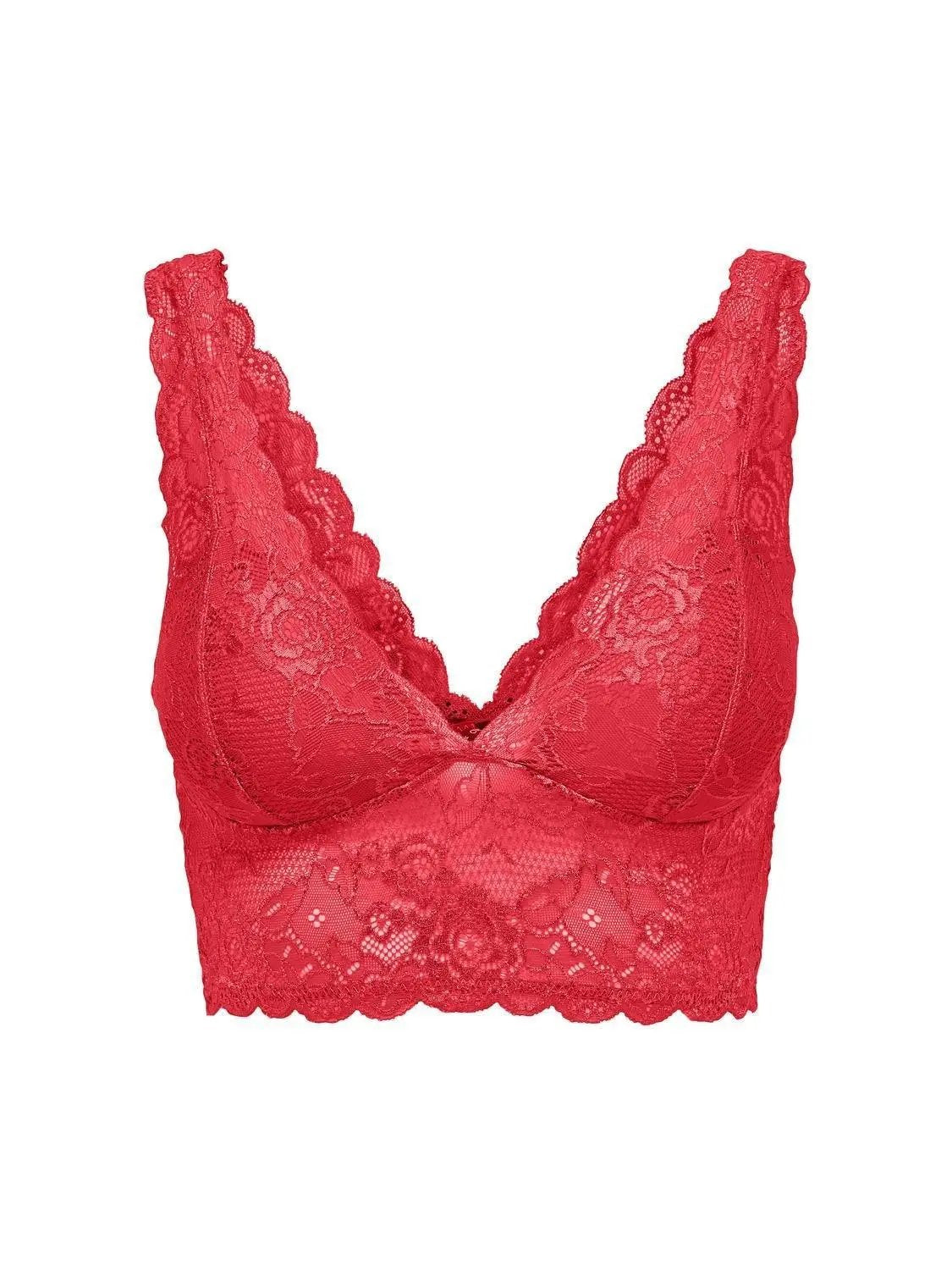 15107599 ONLCHLOE LACE BRA ROSA PESCA ONLY