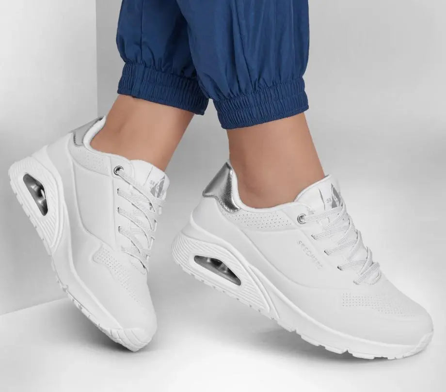 155196 UNO-SHIMMER AWAY BIANCO SKECHERS