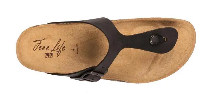 1703UFL CIABATTA INFRA RUSTIC NERO FREELIFE