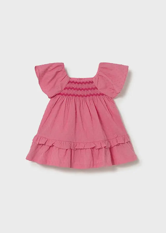 1912 VESTITO FRANGETTATO ROSA MAYORAL