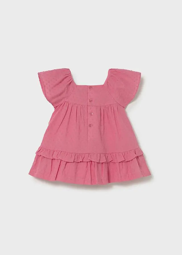 1912 VESTITO FRANGETTATO ROSA MAYORAL