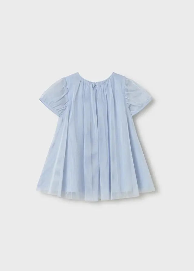 1917 VESTITO TULLE CON BORSA CIELO MAYORAL