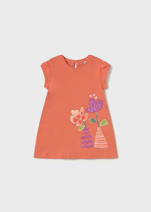 1922 VESTITO GRAFICA ARANCIO MAYORAL