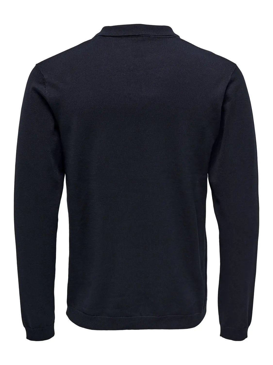 22021184 ONSWYLER LIFE REG 14 LS POLO KNIT BLU SCURO ONLY&SONS