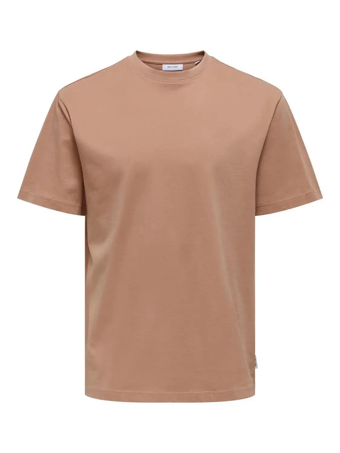 22022532 ONSFRED RLX SS TEE NOS MARRONE CHIARO ONLY&SONS