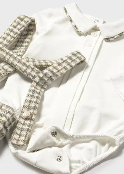 2258 COMPL.PANT CORTO E BODY VERDE OLIVA MAYORAL