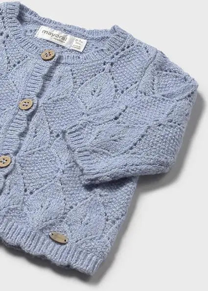 2332 GIACCHINO LUNGO TRICOT CELESTE MAYORAL