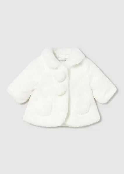 2402 CAPPOTTO PELLICCIA ECRU MAYORAL