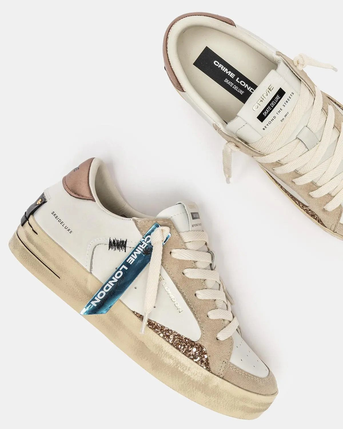 25100 SK8 DELUXE BIANCO CRIME