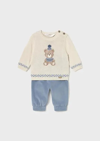 2580 COMP.PANT LUNGO E MAGLIA BLU MAYORAL