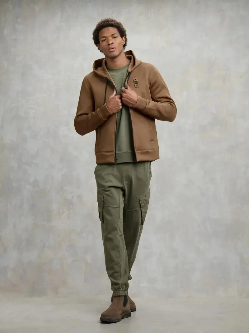 25WBLUF02093 004745 COLBY FELPA APERTA CAPPUCCIO CAMEL BLAUER