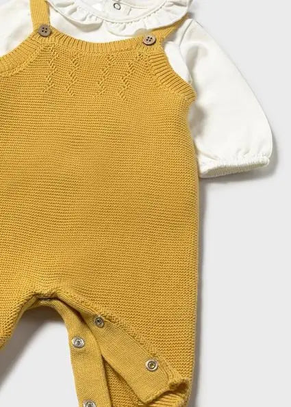 2604 COMPL.SALOPETTE TRICOT 3 PEZZI CAMOMILLA MAYORAL