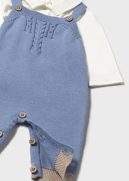 2617 COMPL.SALOPETTE TRICOT BLU MAYORAL