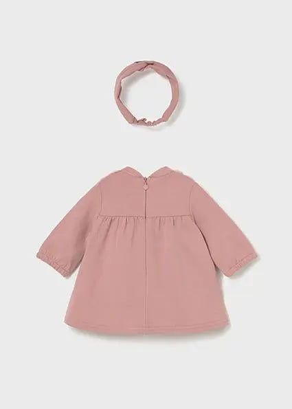 2823 VESTITO COMBINATO PELO ROSA ANTICO MAYORAL