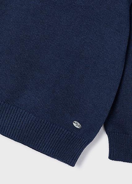 311 JERSEY COLLO TONDO BASIC BLU MAYORAL