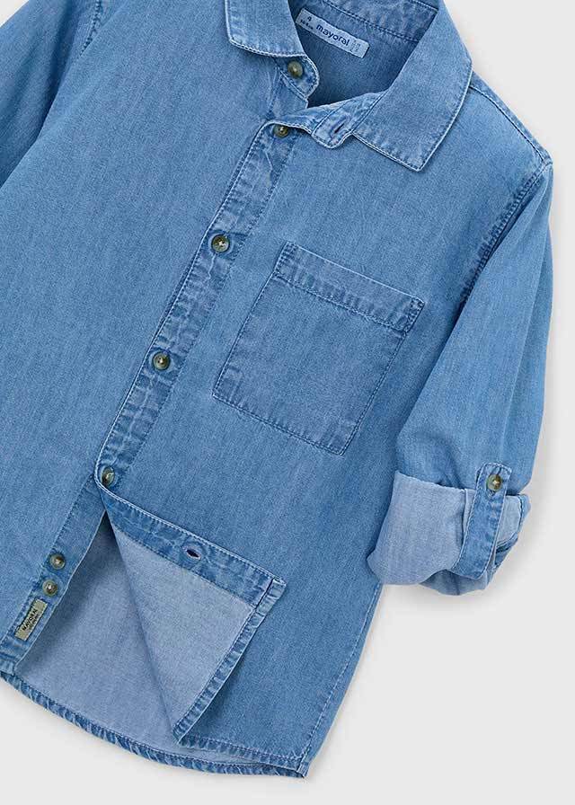 3122 CAMICIA M/L DENIM DENIM MEDIO MAYORAL