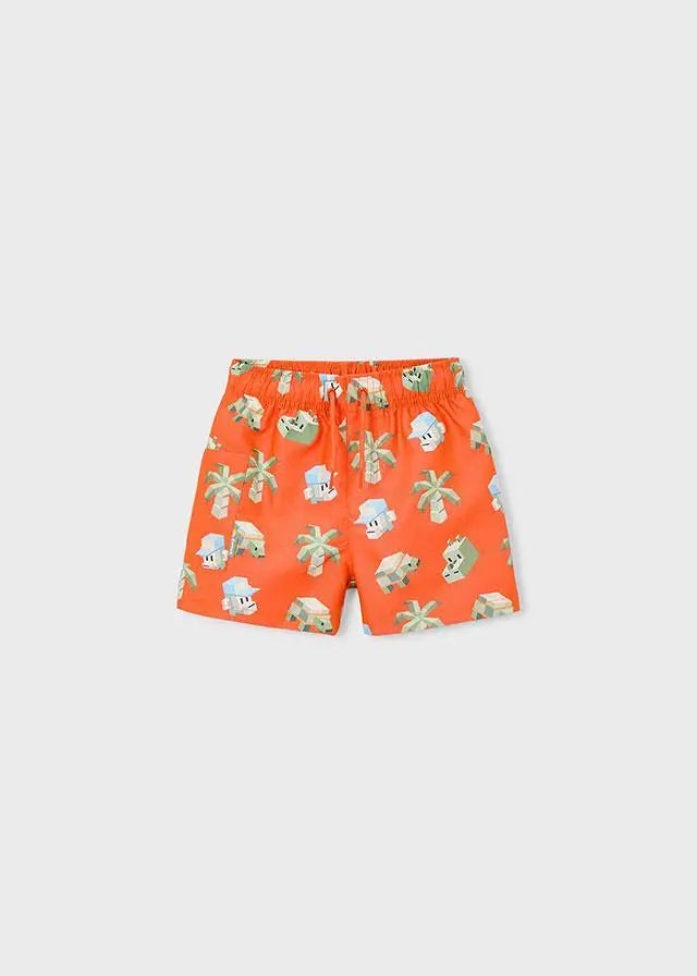 3612 COSTUME BERMUDA STAMPATO ARANCIA MAYORAL
