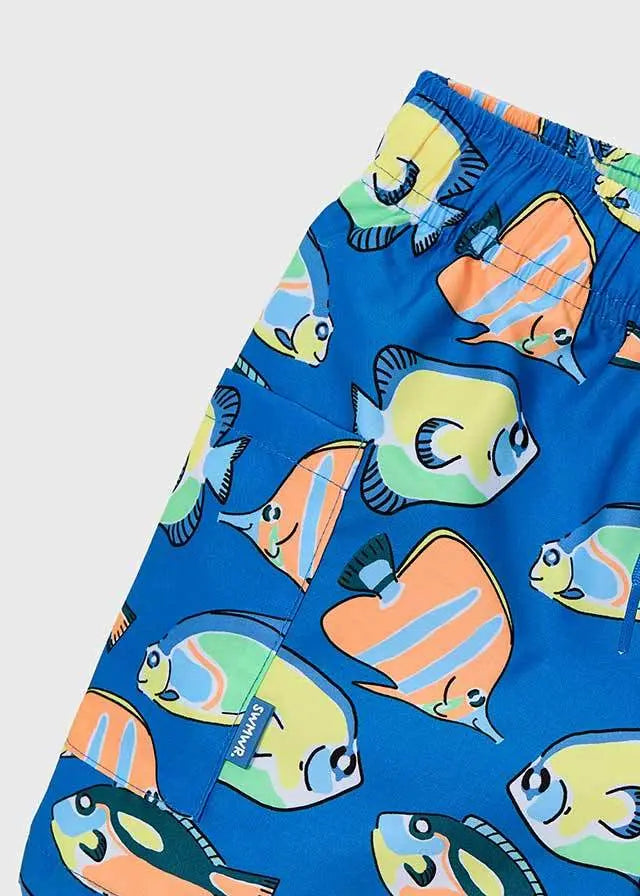 3612 COSTUME BERMUDA STAMPATO AZZURRO MAYORAL