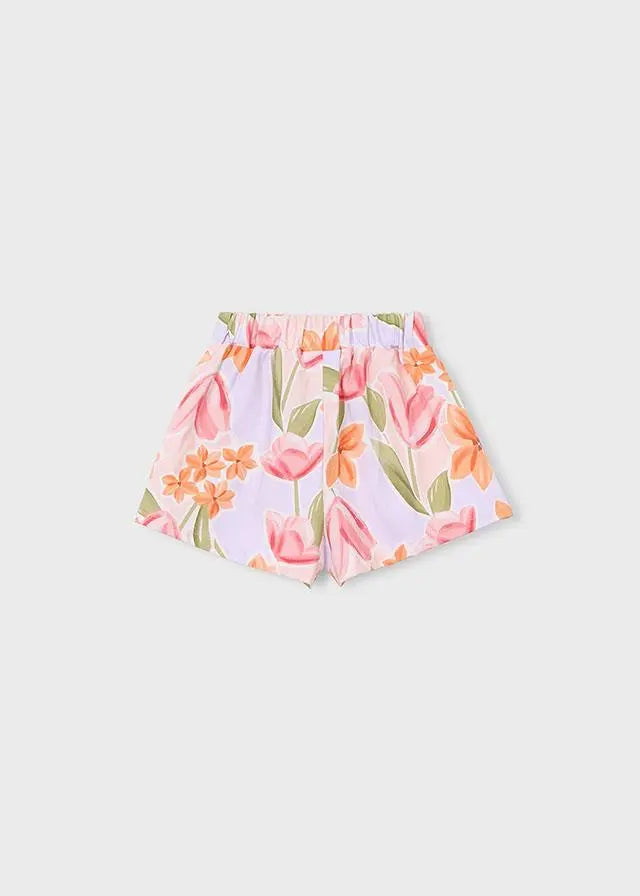 3906 GONNA PANTALONE STAMPATA ROSA MAYORAL