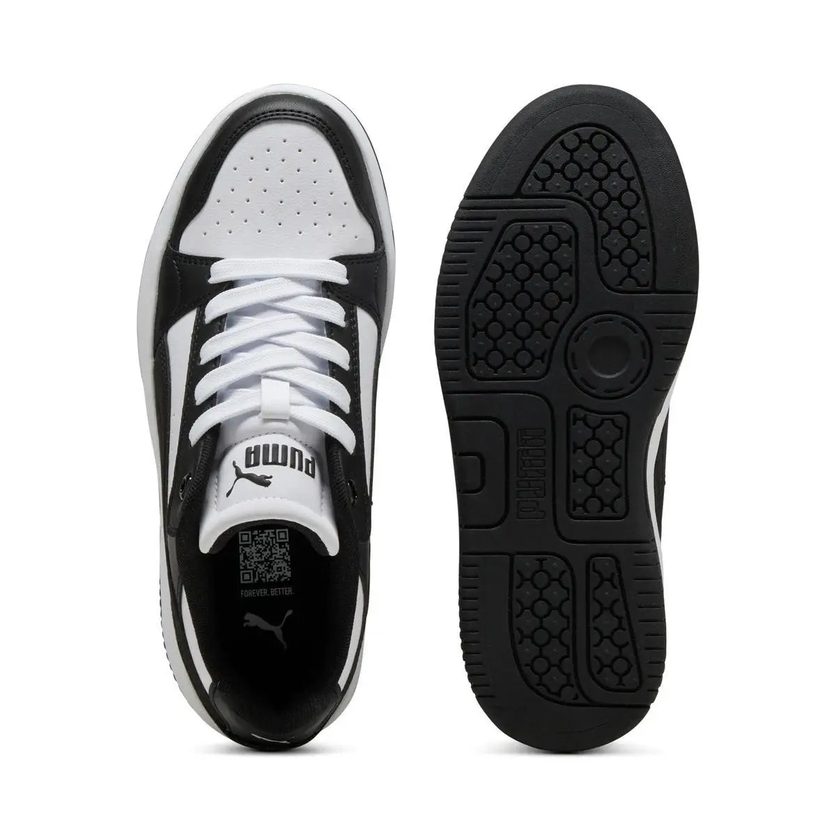 403737 REBOUND FEMME JR BIANCO NERO PUMA