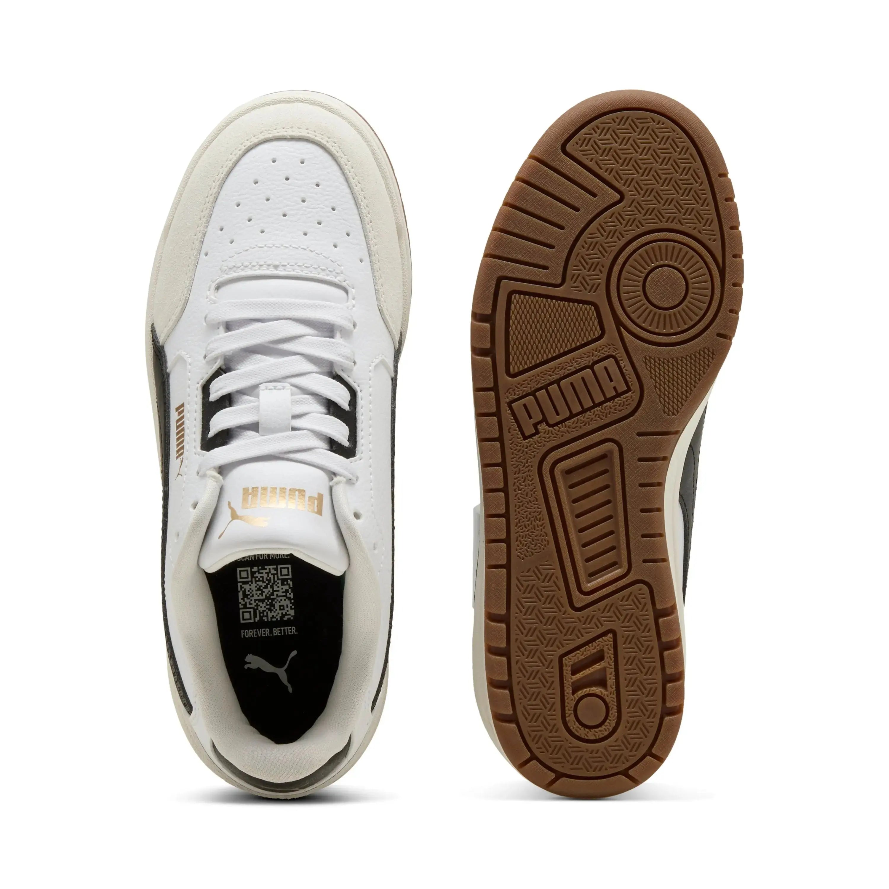 405662 SHUFFLE DOWNTOWN LO OG JR BIANCO/NERO PUMA