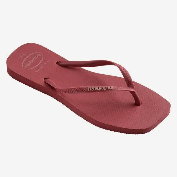 4148959 SLIM SQUARE LOGO POP UP ROSSO SCURO HAVAIANAS