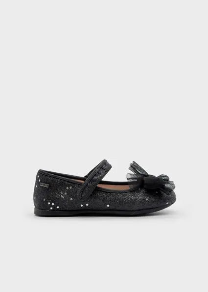 44552 - 46552 BALLERINA GLITTER NERO METALLIZZATO MAYORAL