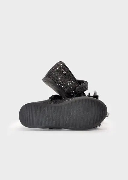 44552 - 46552 BALLERINA GLITTER NERO METALLIZZATO MAYORAL