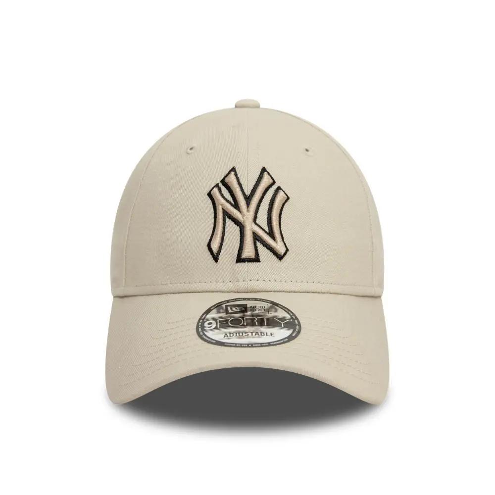 60595 TEAM OUTLINE 9FORTY BEIGE NEWERA