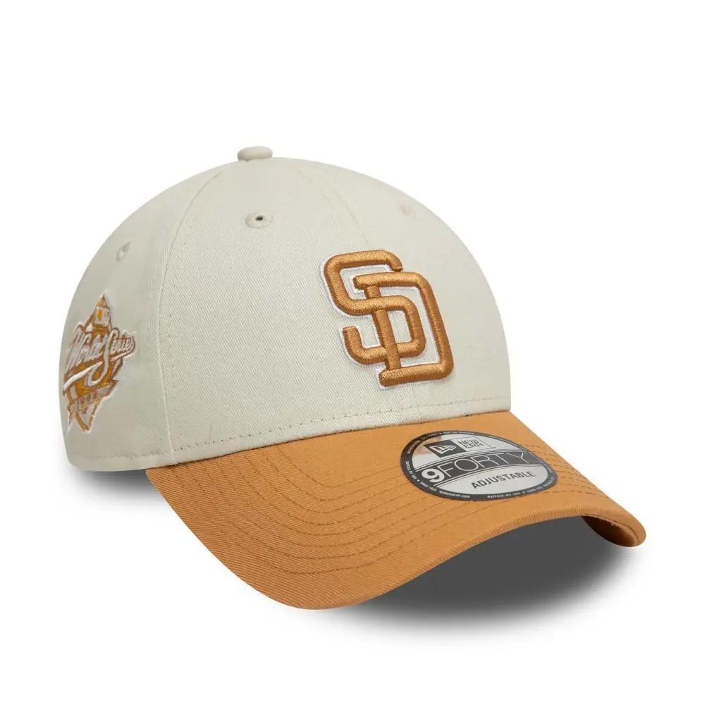 60595 WS PATCH 9FORTY BEIGE NEWERA