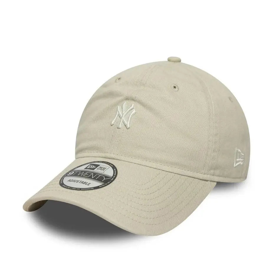 60667 MINI LOGO WASHED 9TWENTY BEIGE NEWERA