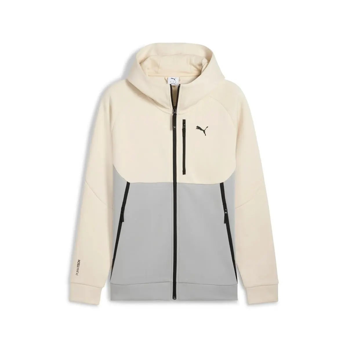 629674 TECH FULL-ZIP HO ALPINE BEIGE PUMA