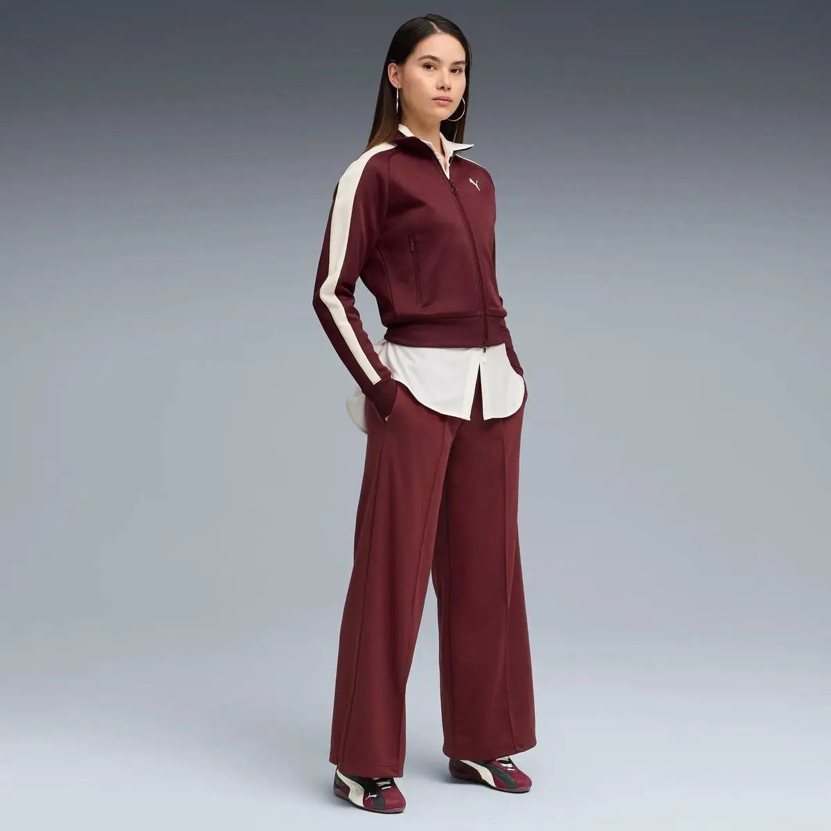 629796 T7 ALWAYS ON TRACK JACKET BORDEAUX PUMA