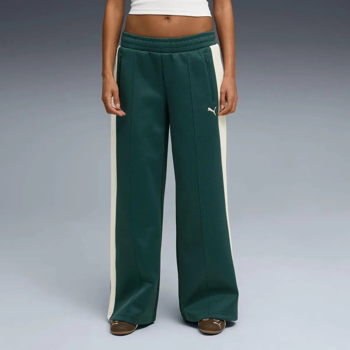 629803 T7 LOW RISW TRACK PANTS VERDE PUMA