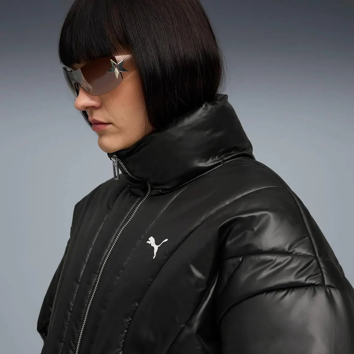 632173 DARE TO PUFFER JACKET NERO PUMA