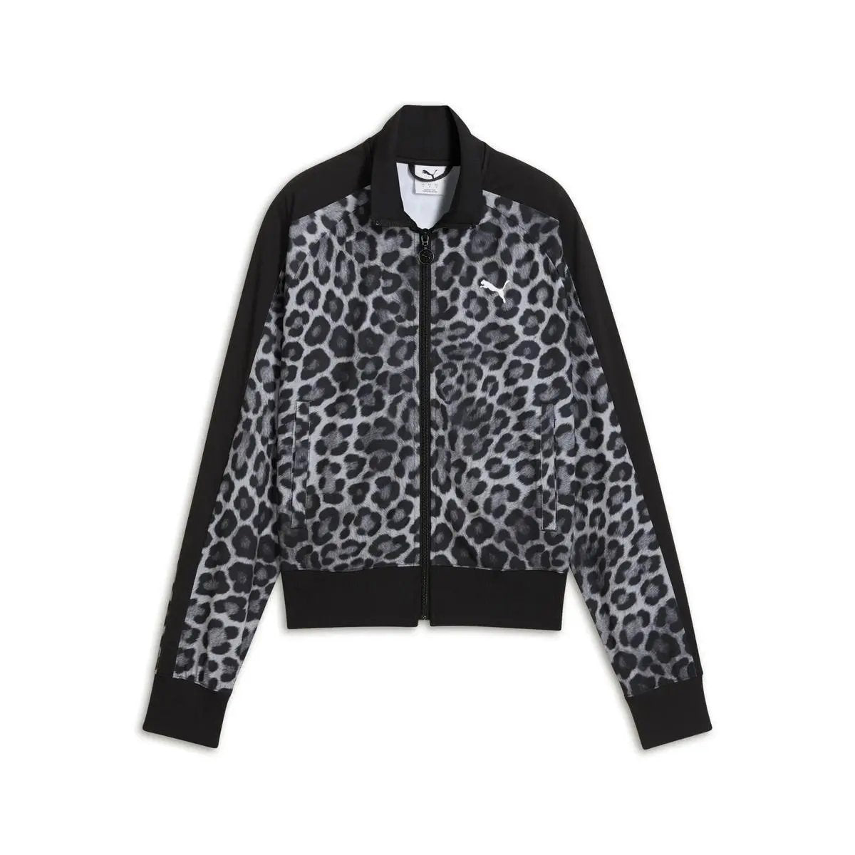 632342 T7 LEO LUXE AOP TRACK JACKET NERO LEOPARD PUMA