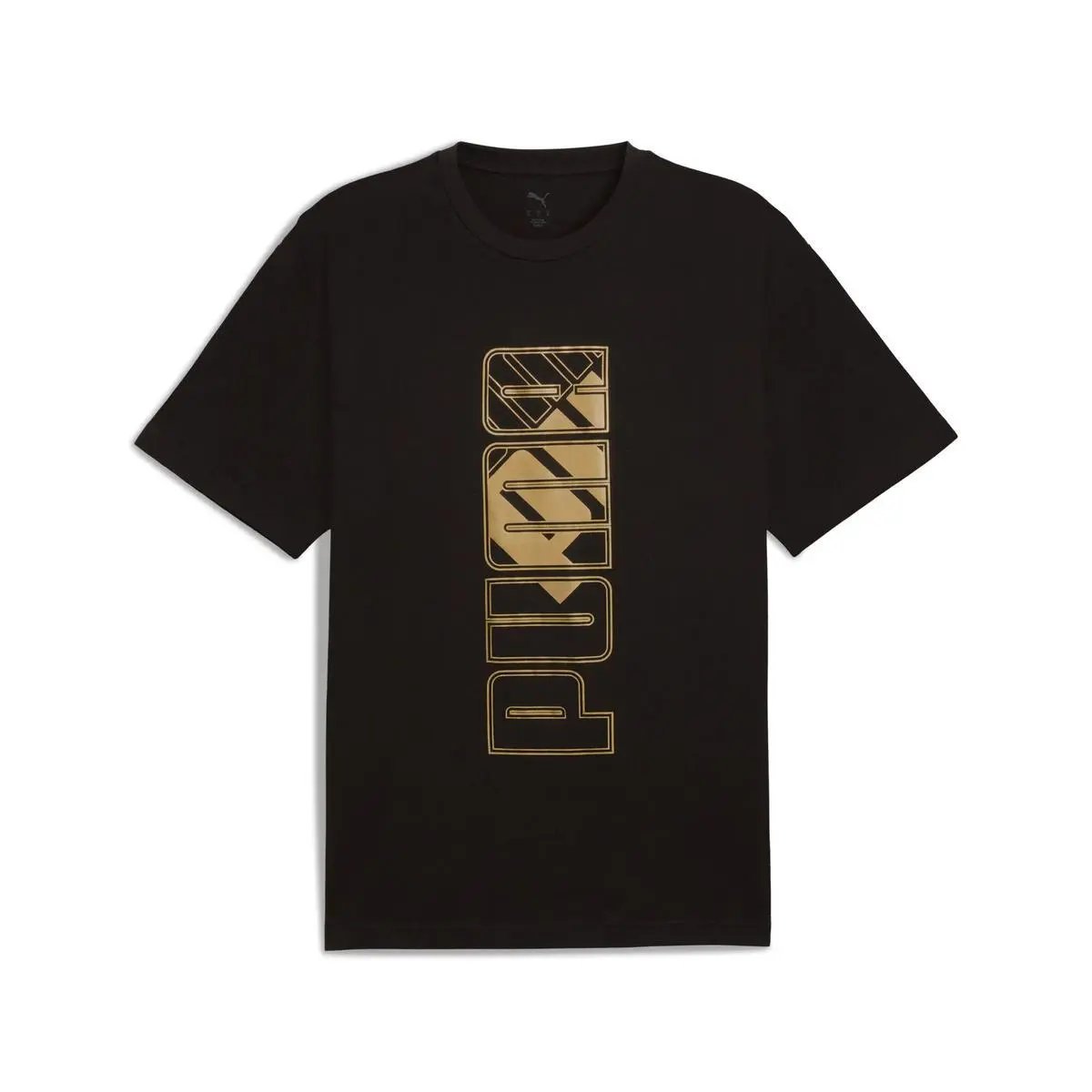 634453 MAXIMAL METALLIC RELAXED TEE NERO PUMA