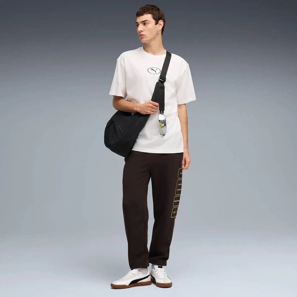 634456 MAXIMAL METALLIC SWEATPANTS NERO PUMA