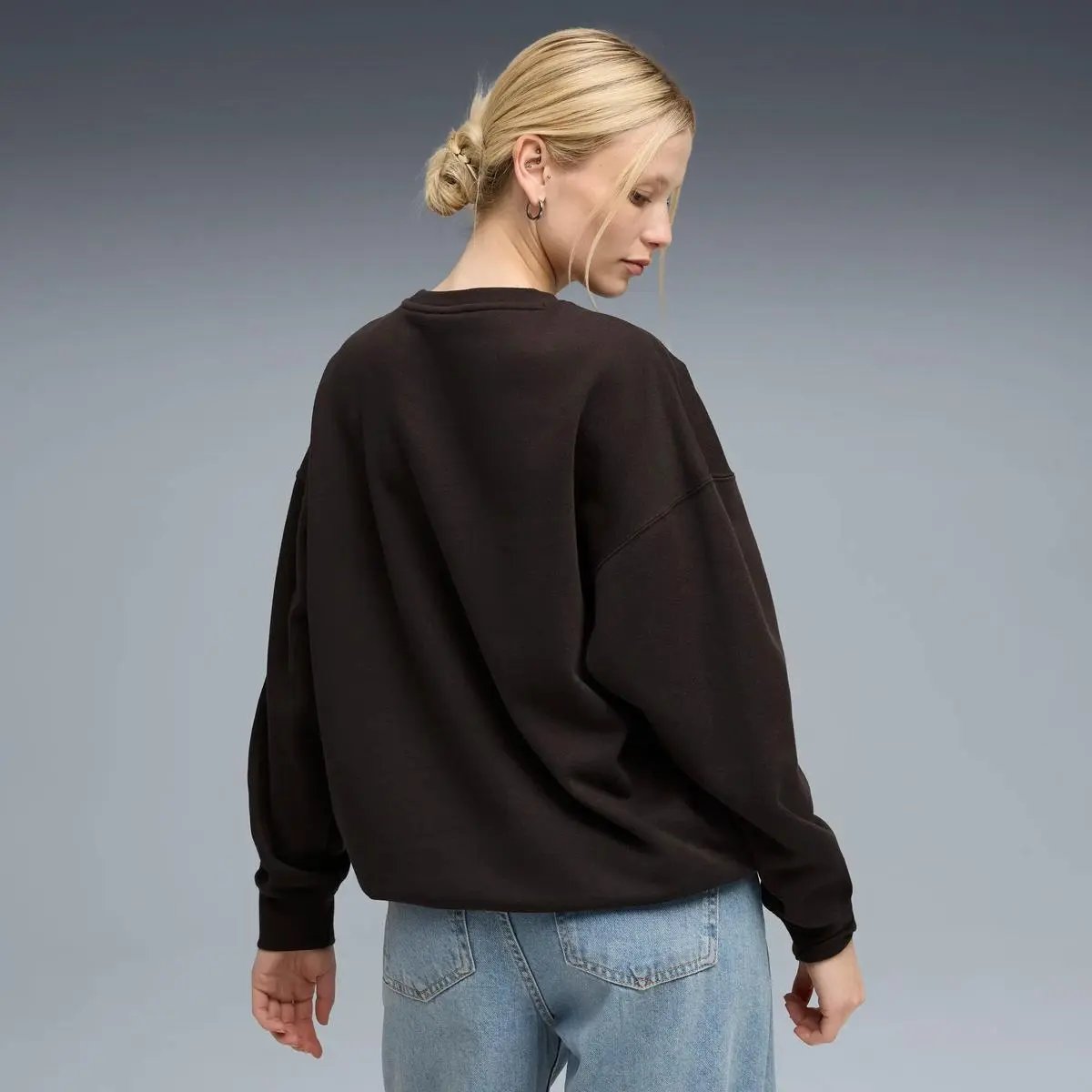 634462 MAXIMAL METALLIC CREW NERO PUMA