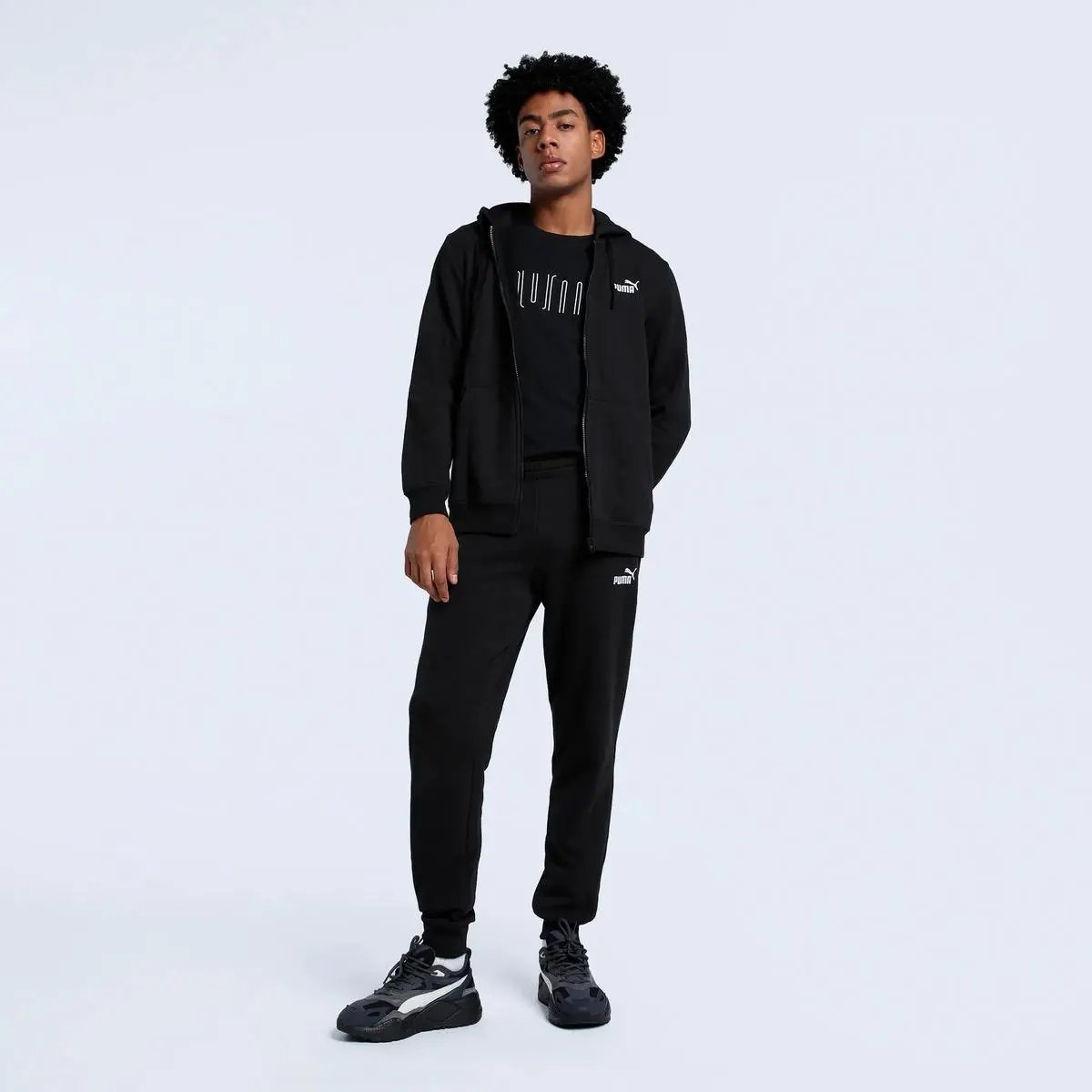 682606 ESS NO.1 LOGO SWEATPANTS NERO PUMA