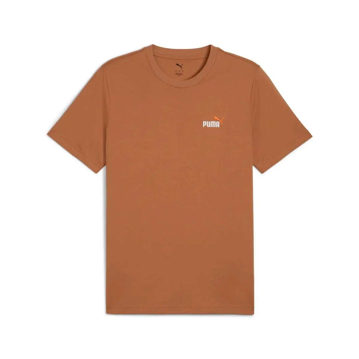 684717 ESS 2 COLOR SMALL LOGO TEE CARAMELLO PUMA