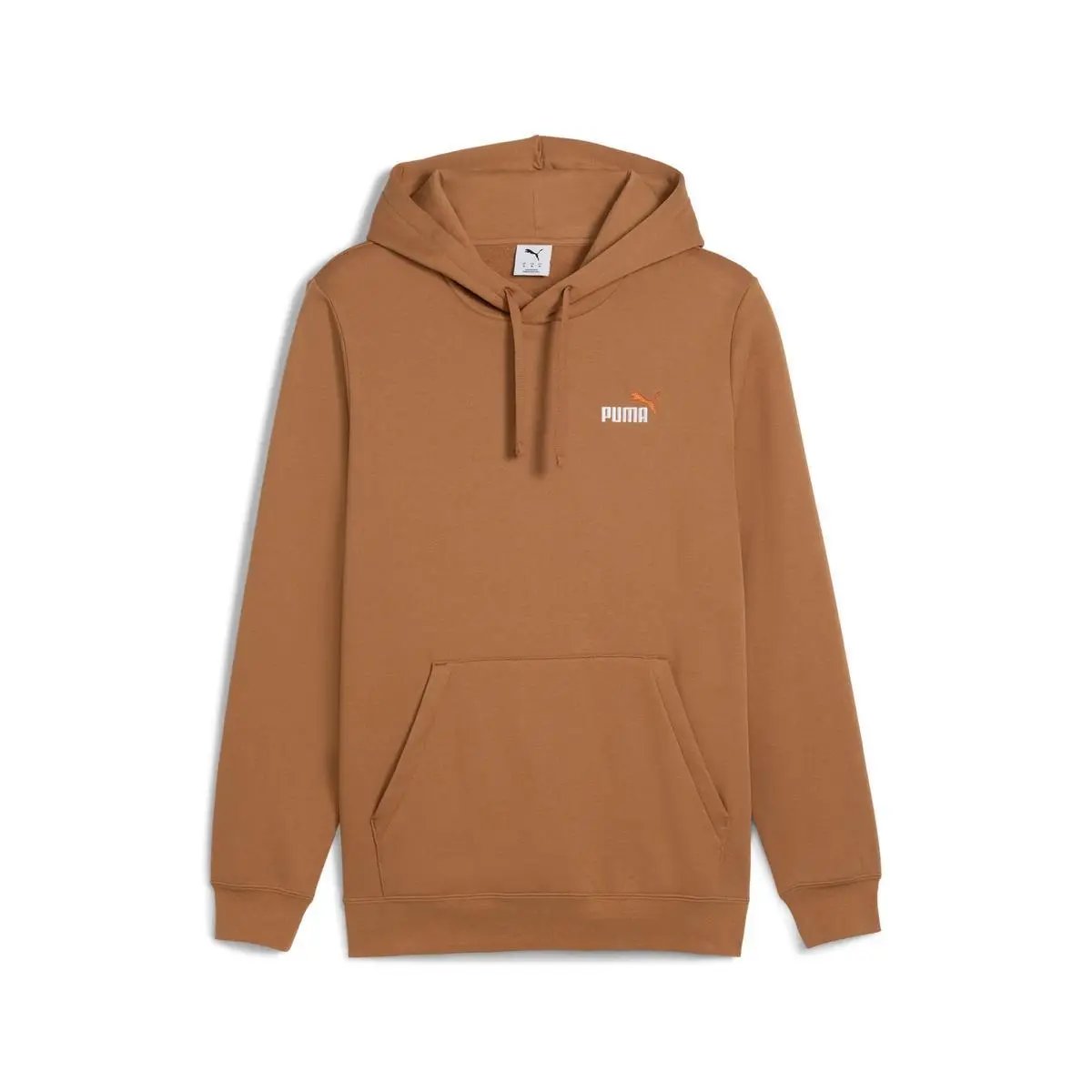 684718 ESS 2 COLOR LOGO HOODIE CARAMELLO PUMA