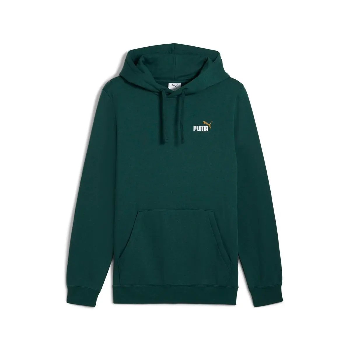 684718 ESS 2 COLOR LOGO HOODIE VERDE PUMA